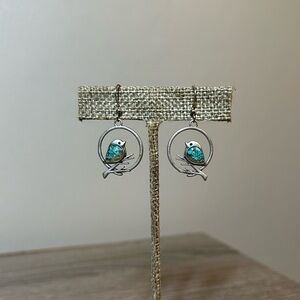 Sand Birdie Branch Earrings